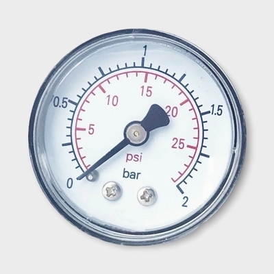 40mm Rückseite angebrachtes Gebrauchsstangen-analoges Manometer Manometer-2