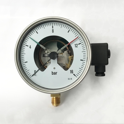 CL 1,6 elektrische Kontakt-Manometer 160mm 16 Stangen-Manometer-Radialmanometer