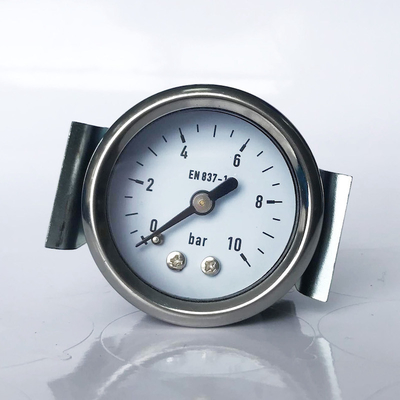 40mm schwarze Stahlrechtssache 10 Gerichts-Gremiums-Berg-nassgemachtes Teil-Gebrauchsmessingmanometer
