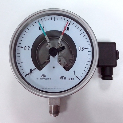 1 MPa Kiloliter 1,0 unteres Glasmanometer der Berg-Manometer-160mm