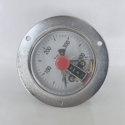 NPT elektrisches Stangen-Plastikmanometer des Kontakt-Manometer-Flansch-400