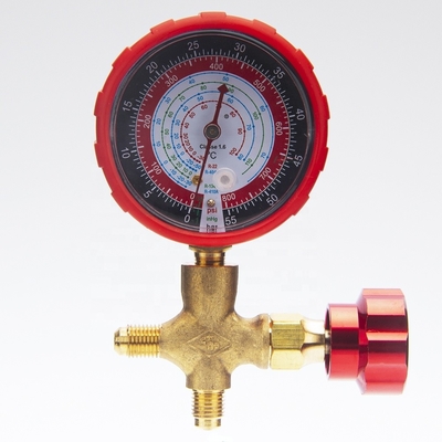 70mm 55 Stangen-Ladedruck-Messgerät-Messing-Verbindungs-Edelstahl-Manometer