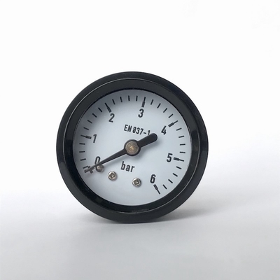Messing machte Gebrauchsmanometer 40mm das 6 Stangen-pneumatischer Manometer-Kunststoffkoffer nass