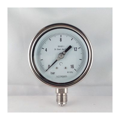 Glyzeringefülltes Edelstahl-Manometer Manometer 70 bar
