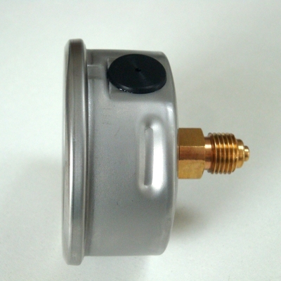 63mm 3600 hydraulischer Manometer-zurück Eintritts-des Messingverbindungs-P/in Edelstahls Glycerinum füllten Manometer
