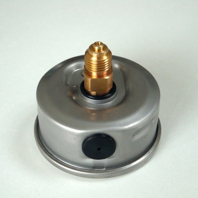 63mm 3600 hydraulischer Manometer-zurück Eintritts-des Messingverbindungs-P/in Edelstahls Glycerinum füllten Manometer