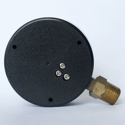 800 schwarzes Stahlplastikmanometer KPa 100mm