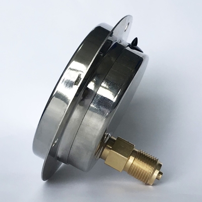 3 bewegt 0,6 Manometer 3/8 MPa flüssige gefüllte NPT-Platten-Berg-nassgemachte Messingteile Schritt für Schritt fort