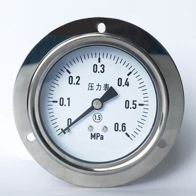 3 bewegt 0,6 Manometer 3/8 MPa flüssige gefüllte NPT-Platten-Berg-nassgemachte Messingteile Schritt für Schritt fort